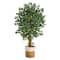 5.5ft. Palace Ficus Artificial Tree with in Handmade Natural Jute and Cotton Planter